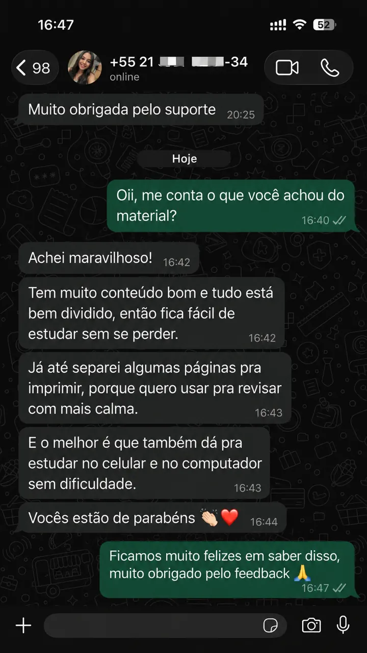 Depoimento de Aluno do Kit