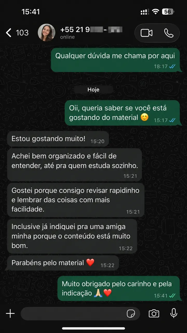 Depoimento de Aluno do Kit