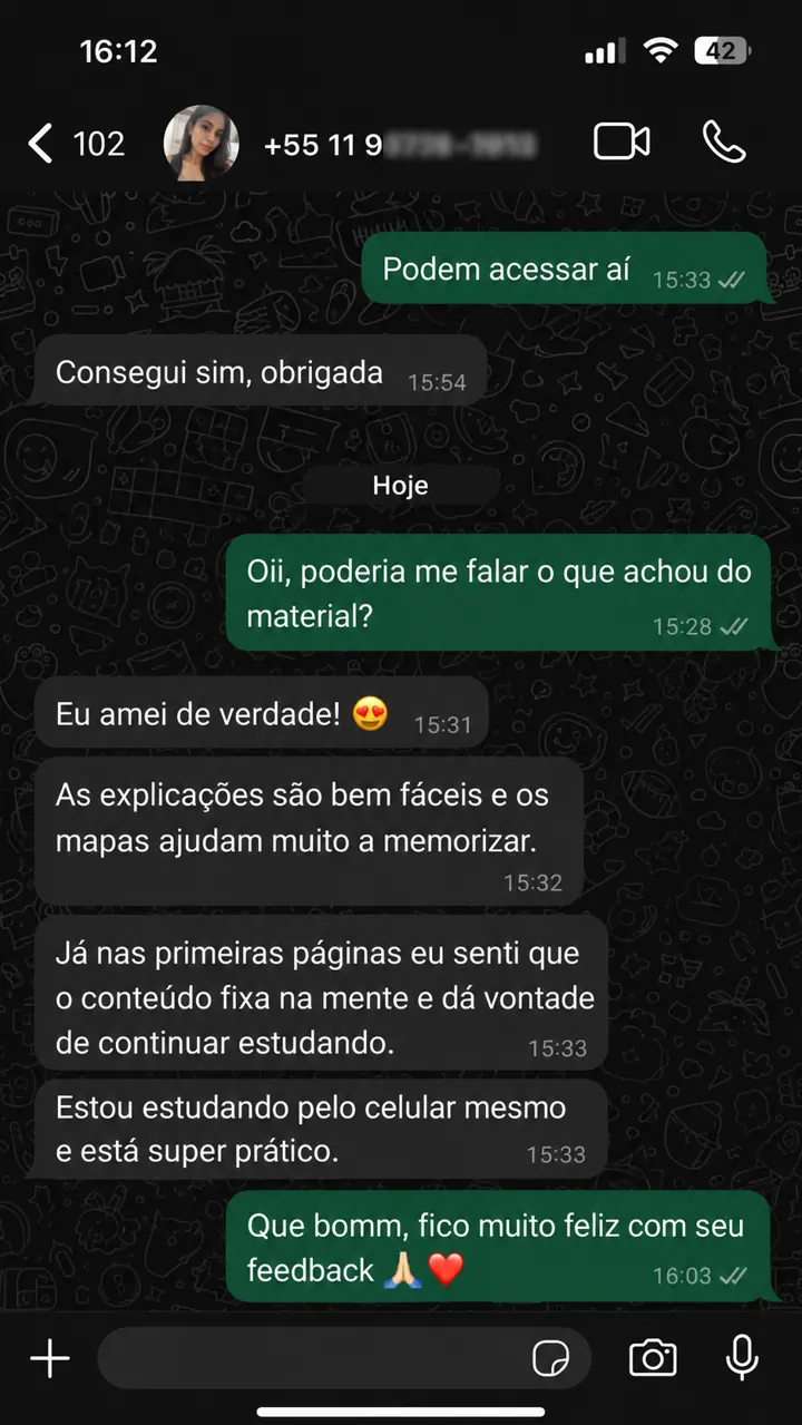 Depoimento de Aluno do Kit